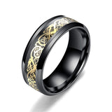 New Fashion Stainless Steel Dragon Rings - Animals Aso