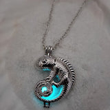2022 Fashion Dragon Glowing Stone Necklace - Animals Aso