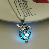 Fashion Dragon Glowing Stone Necklace - animalsaso02