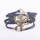 New Fashion Leather Dragon Bracelet - Animals Aso