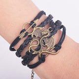 New Fashion Leather Dragon Bracelet - Animals Aso
