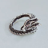 New Sterling Silver Dragon Ring - Animals Aso