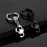 New Cute Stainless Steel Scorpion Earrings