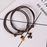 2 Pieces / Set Couple Bracelet Pinecone Squirrel - Animals Aso