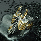 New Stainless Steel Scorpion Ring - animalsaso02