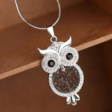 2023 New Crystal Owl Pendants Necklaces - Animals Aso