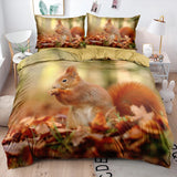 2023 New Cute Squirrel Duvet Cover - Animals Aso