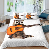 New Cute Raccoon Duvet Cover - Animals Aso