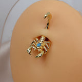 New Scorpion Stainless Steel Navel Piercing - animalsaso02
