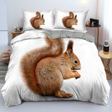 2023 New Cute Squirrel Duvet Cover - Animals Aso