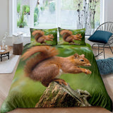 2023 New Cute Squirrel Duvet Cover - Animals Aso