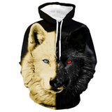 New Fashion Wolf Hoodies - animalsaso02
