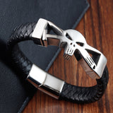 New Stainless Steel Skull Bracelets - animalsaso02