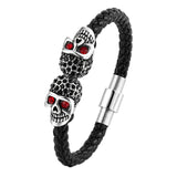 New Stainless Steel Skull Bracelets - animalsaso02