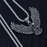 New Fashion eagle stainless steel necklace - Animals Aso