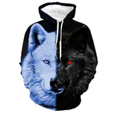 New Fashion Wolf Hoodies - animalsaso02