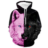 New Fashion Wolf Hoodies - animalsaso02
