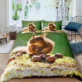 2023 New Cute Squirrel Duvet Cover - Animals Aso