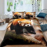 New Cute Raccoon Duvet Cover - animalsaso02