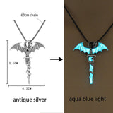 New Glowing Night Dragon Luminous Pendant - Animals Aso