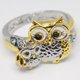 New Crystal Owl Rings - Animals Aso