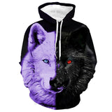 New Fashion Wolf Hoodies - animalsaso02
