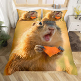 2023 New Cute Squirrel Duvet Cover - Animals Aso