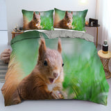 2023 New Cute Squirrel Duvet Cover - Animals Aso