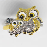 New Crystal Owl Rings - Animals Aso