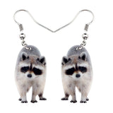 2022 New Lovely Raccoon Earrings - Animals Aso