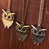 New Vintage Owl Pendant - animalsaso02