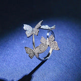 New Luxury Butterfly Rings - Animals Aso