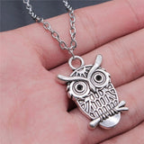 New Vintage Owl Pendant Necklace - animalsaso02