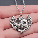New Vintage Owl Pendant Necklace - animalsaso02