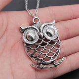 New Vintage Owl Pendant Necklace - animalsaso02