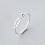 Fashion Silver Butterfly Rings - animalsaso02