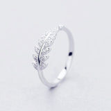 Fashion Silver Butterfly Rings - animalsaso02