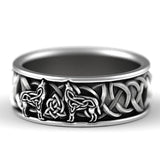 Fashion Wolf RING - animalsaso02