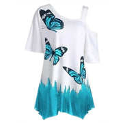 2022 Summer Butterfly Women's T-Shirt - Animals Aso