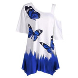 2022 Summer Butterfly Women's T-Shirt - Animals Aso