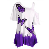 Cute Summer Butterfly Women's T-Shirt - animalsaso02