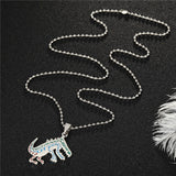 New Cute Metal Small Dinosaur Necklace - animalsaso02