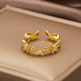 New Fashion Butterfly Rings - animalsaso02