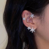 Silver Plated Metal Butterfly Earrings - animalsaso02