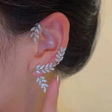 Silver Plated Metal Butterfly Earrings - animalsaso02