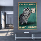 New Cute Raccoon Decor Art Print - animalsaso02