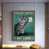 New Cute Raccoon Decor Art Print - animalsaso02