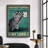 New Cute Raccoon Decor Art Print - animalsaso02