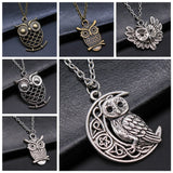 New Vintage Owl Pendant Necklace - animalsaso02