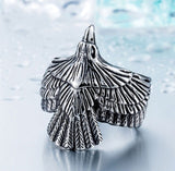 Fashion  Metal Eagle Ring - animalsaso02